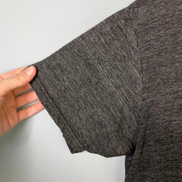 The Rolling Stones Bravado Distressed Tongue Logo Band Tee Heathered Gray Size L - Picture 4 of 11